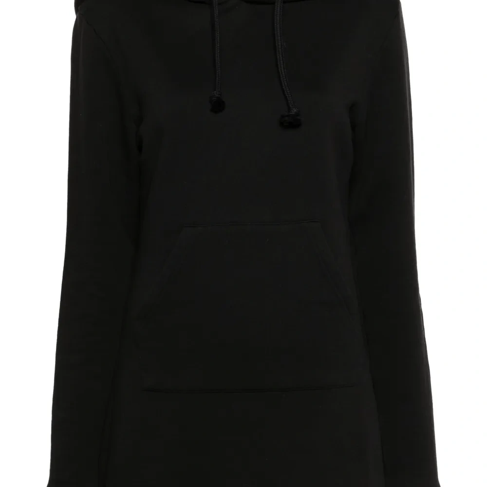 Платье мини с капюшоном и графичным принтом Платье мини с капюшоном и графичным принтом