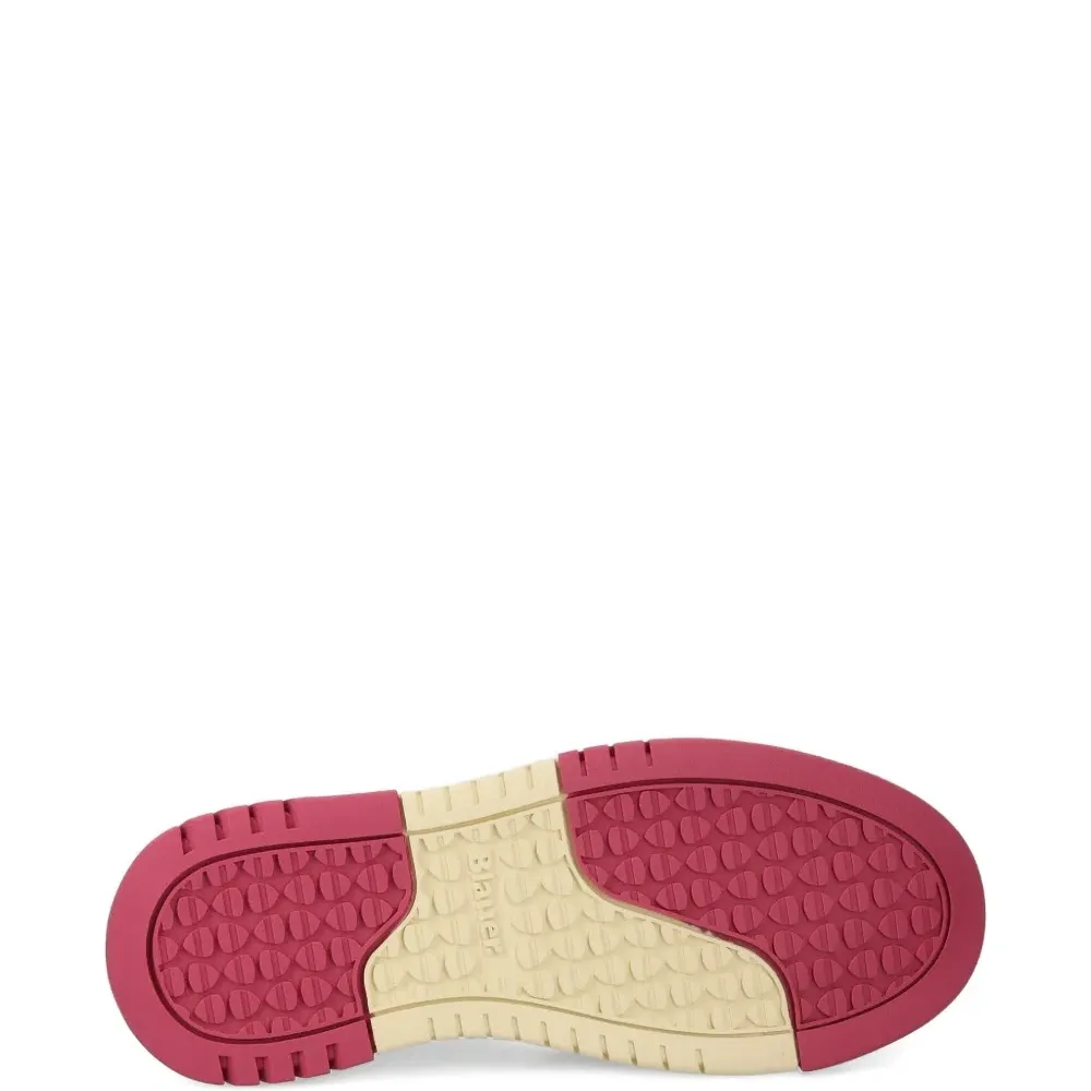 Кроссовки с комбинированными панелями и шнуровкой