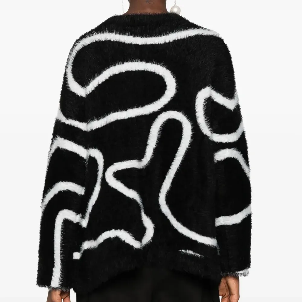 Кардиган вязки интарсия