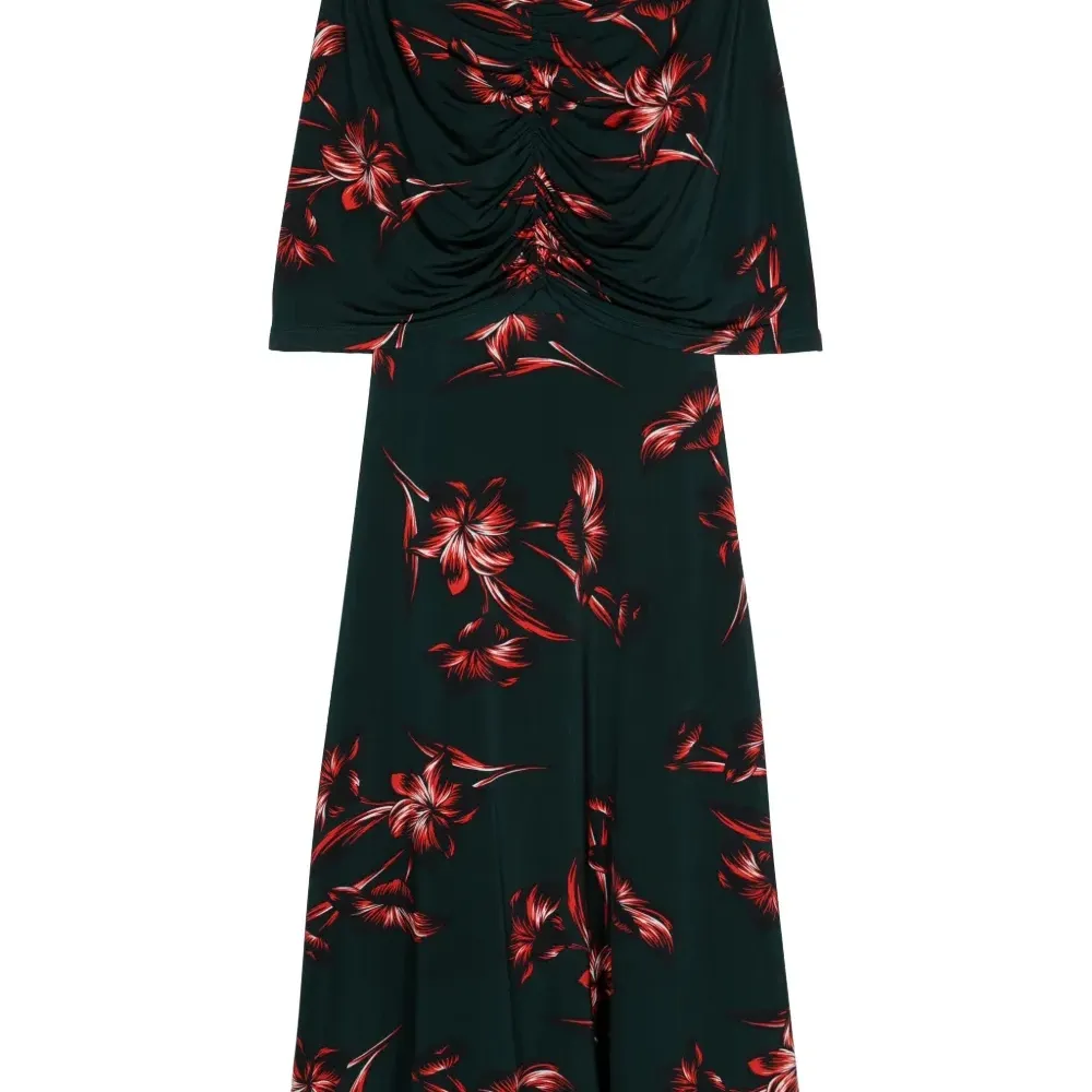 Платье миди Alix с цветочным принтом