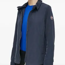 Куртка из тафты с высоким воротником