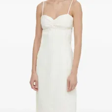 Платье миди со сборками