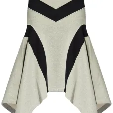 Юбка миди асимметричного кроя