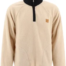 Толстовка с логотипом и воротником на молнии