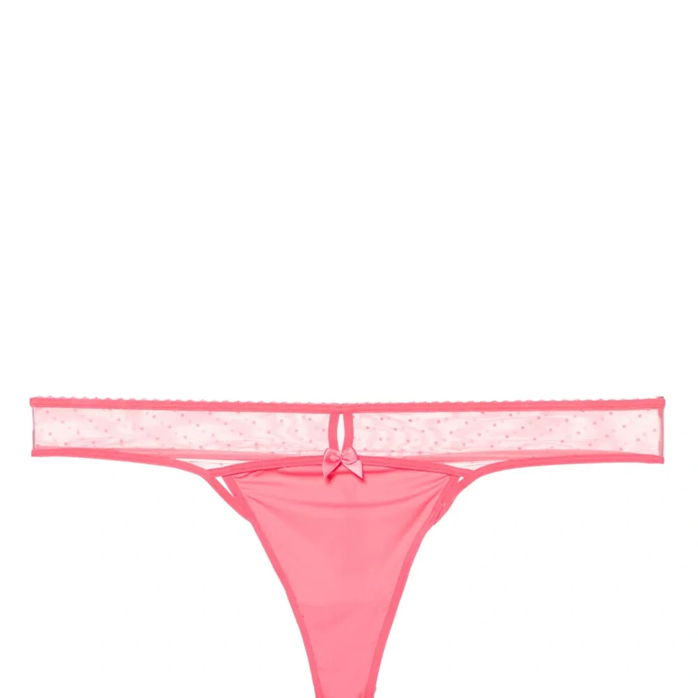 Трусы-стринги Peekaboo с бантом