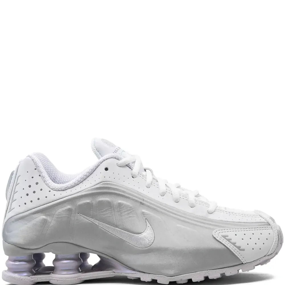Кроссовки Shox R4 White/Metallic Platinum
