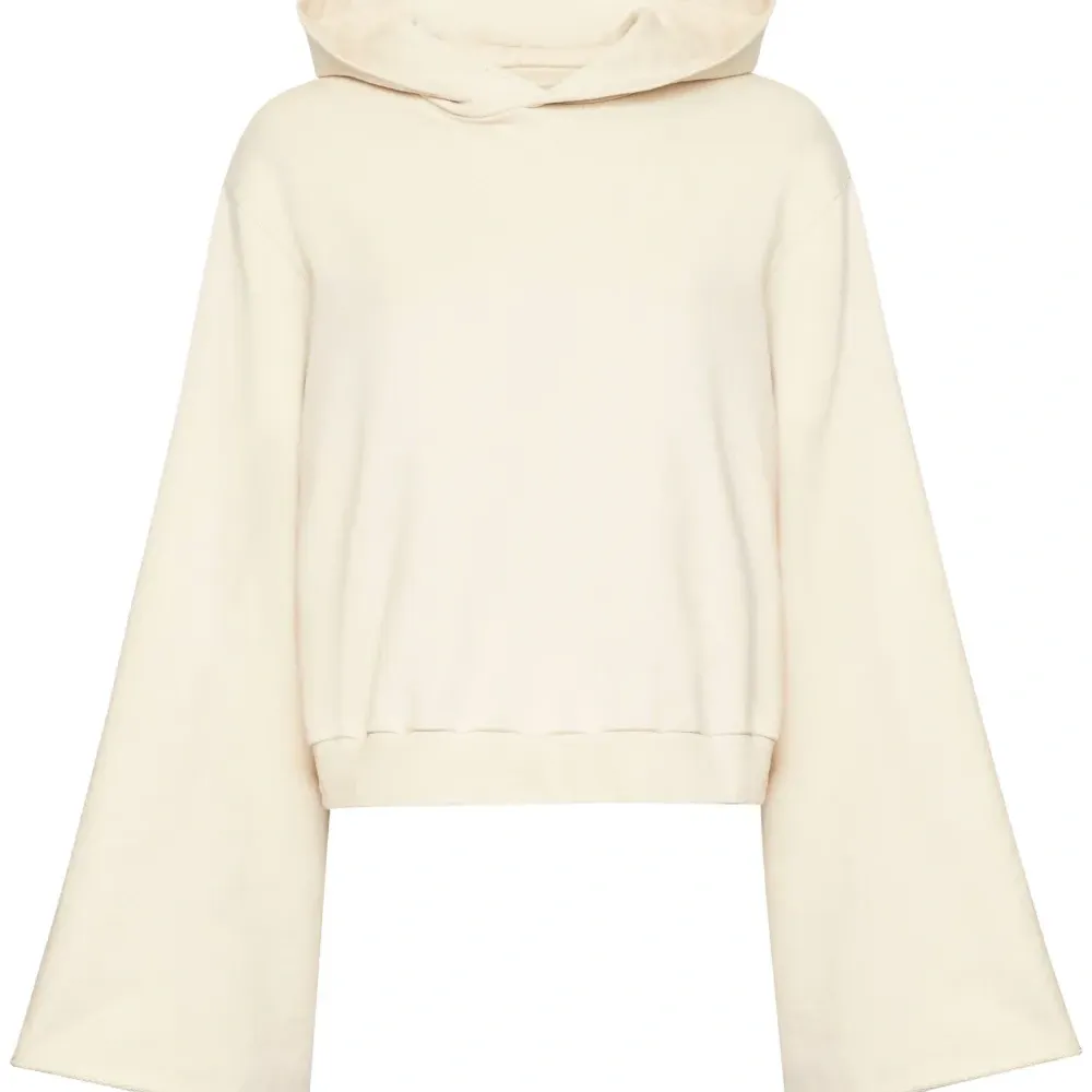 Толстовка с приспущенными плечами и капюшоном