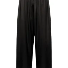 Брюки с завышенной талией и складками