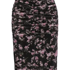 Юбка-карандаш с цветочным принтом