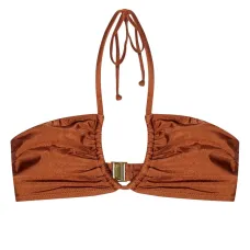 Топ бикини с эффектом металлик Топ бикини с эффектом металлик