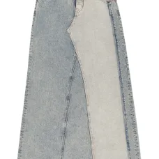 Джинсовая юбка макси с разрезом Джинсовая юбка макси с разрезом