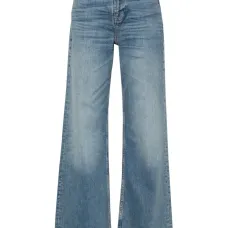 Широкие джинсы средней посадки