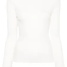 Футболка Davy в рубчик с длинными рукавами