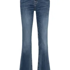 Джинсы bootcut средней посадки