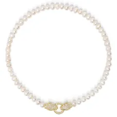 Колье Panther Head с жемчугом