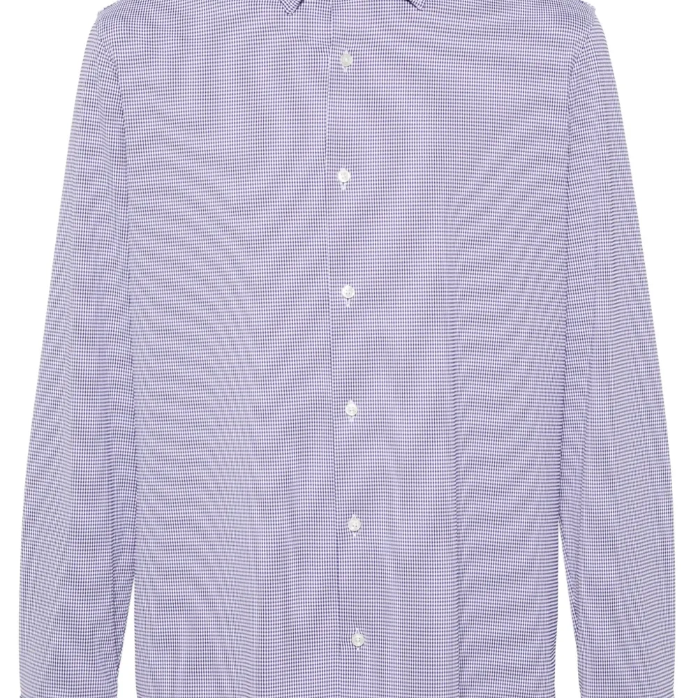 Клетчатая рубашка с длинными рукавами