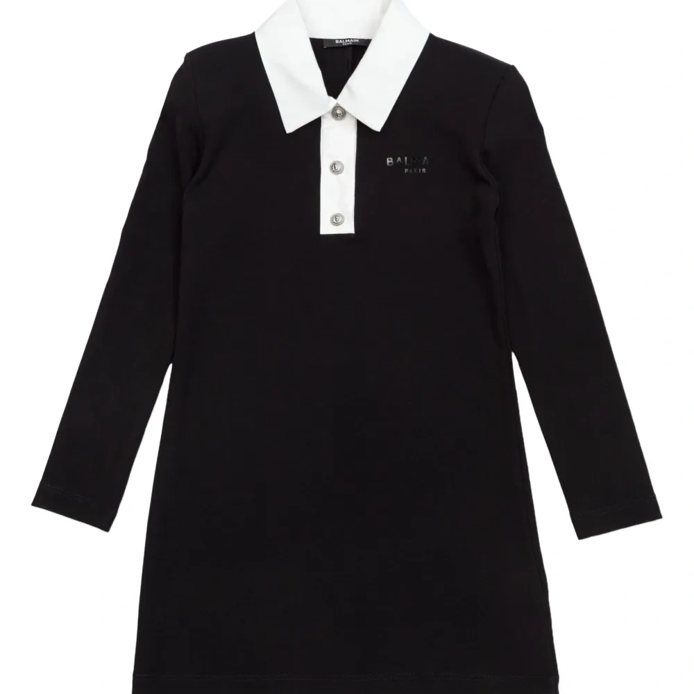 Платье-рубашка с логотипом