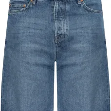 Джинсовые шорты по колено