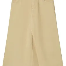 Джинсовая юбка миди