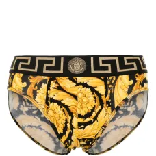 Трусы-брифы с узором Greca