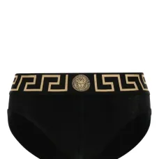 Трусы-брифы с узором Greca