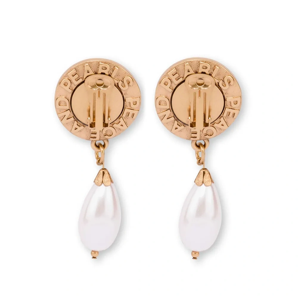 Серьги-подвески Peace and Pearls
