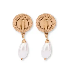 Серьги-подвески Peace and Pearls