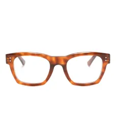 Очки в прямоугольной оправе черепаховой расцветки Очки в прямоугольной оправе черепаховой расцветки