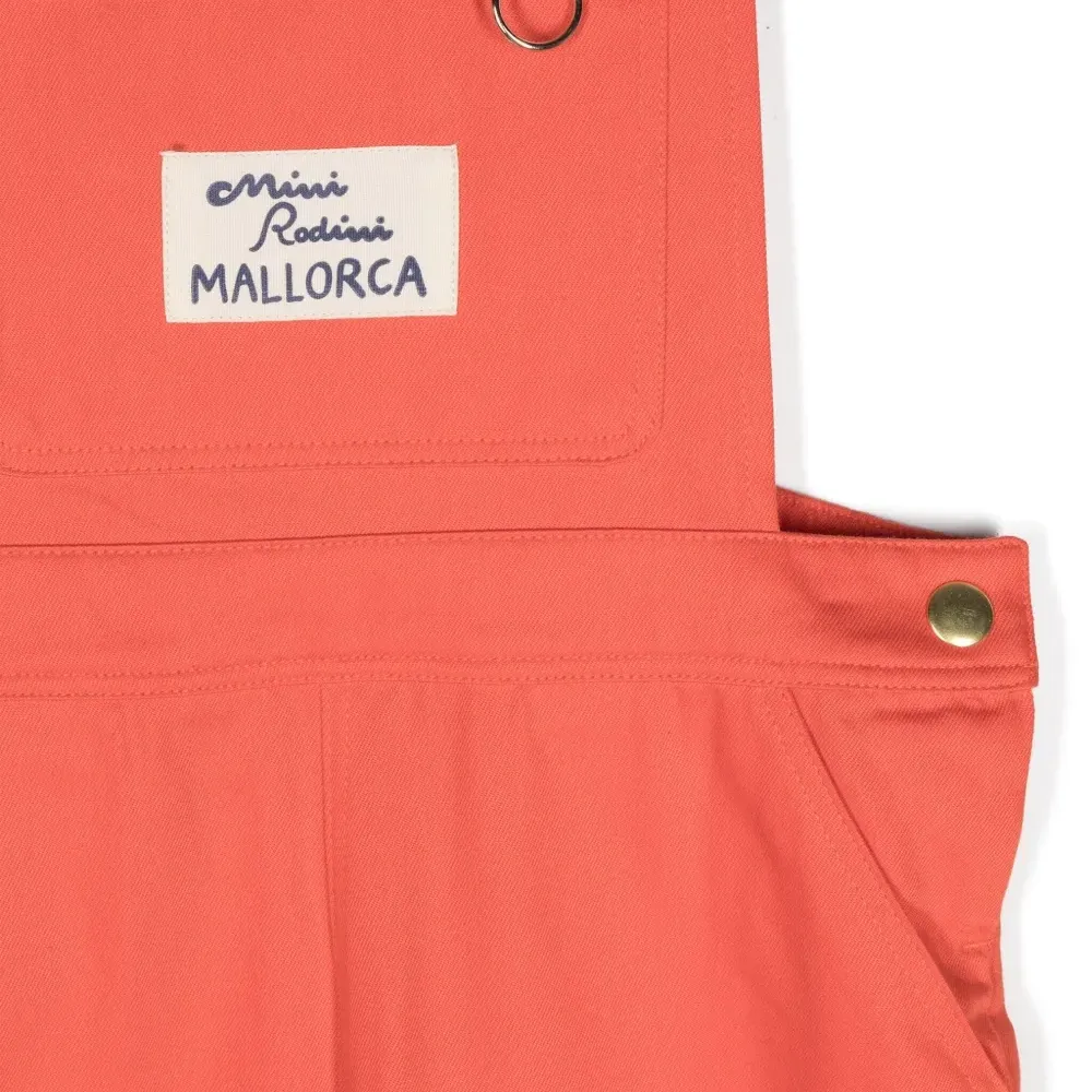 Комбинезон из органического хлопка с нашивкой-логотипом