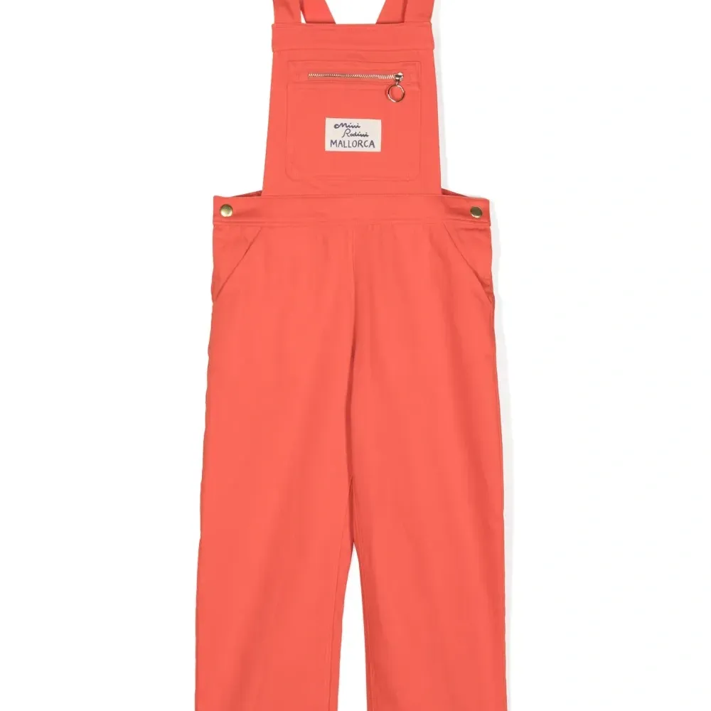 Комбинезон из органического хлопка с нашивкой-логотипом