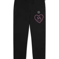 Спортивные брюки с эластичным поясом и нашивкой-логотипом Спортивные брюки с эластичным поясом и нашивкой-логотипом