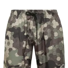 Плавки-шорты с монограммой