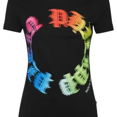 Футболка с принтом Rainbow Gothic Plein