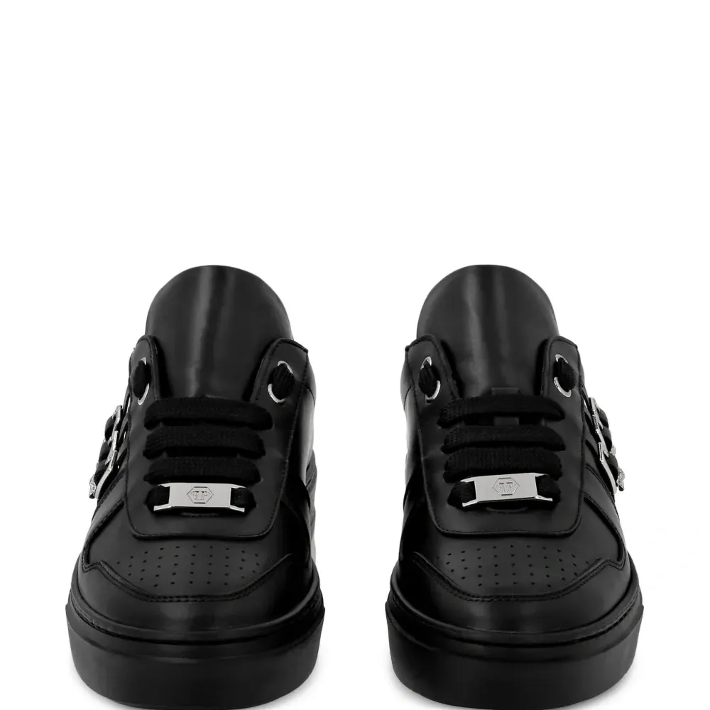 Кеды с аппликацией skull