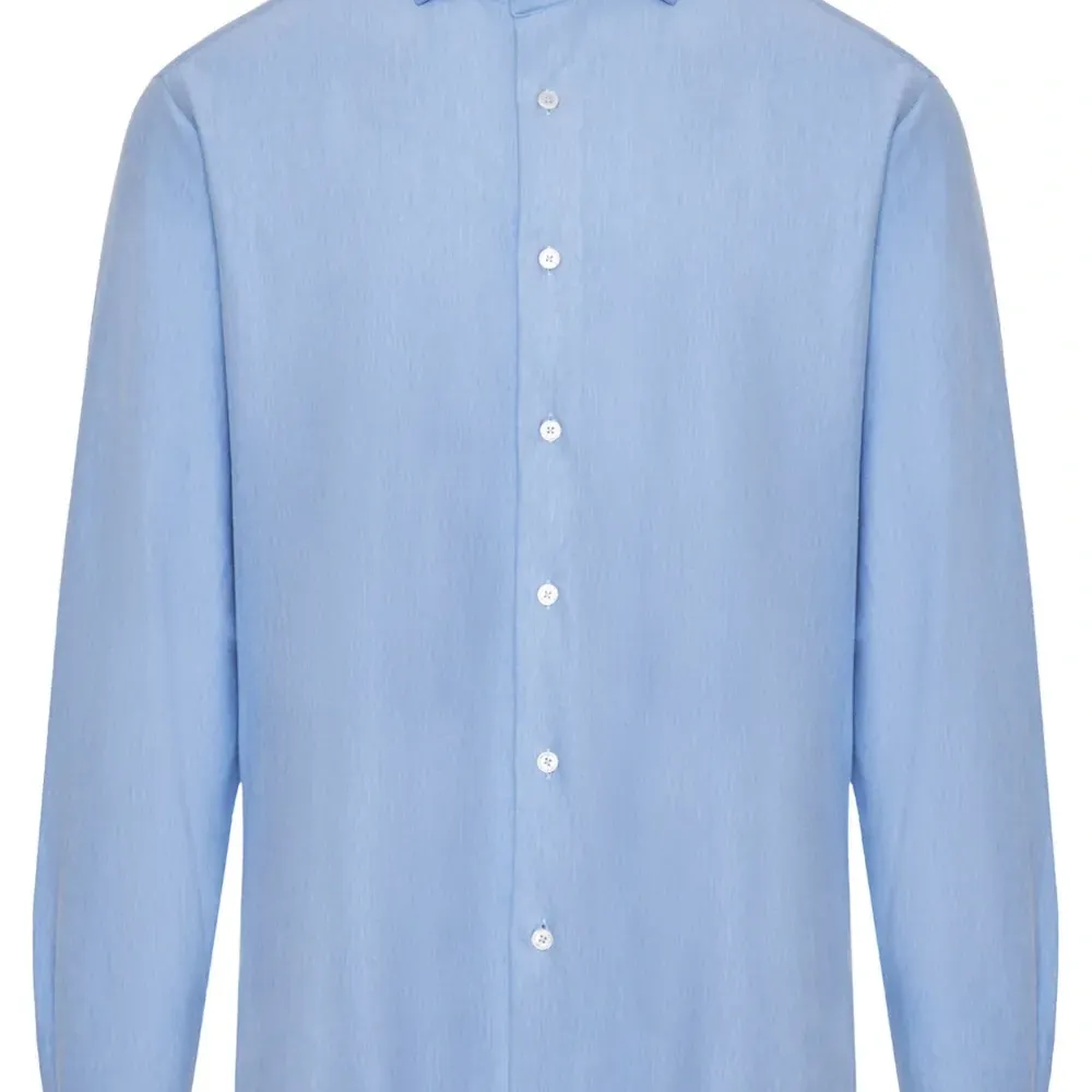 Поплиновая рубашка с длинными рукавами