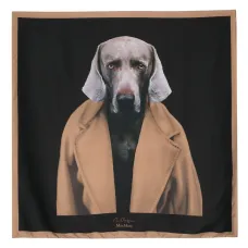 Шелковый платок с принтом