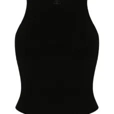 Топ в рубчик с вышитым логотипом Топ в рубчик с вышитым логотипом