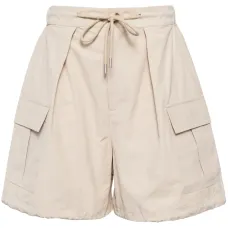 Шорты карго с завышенной талией