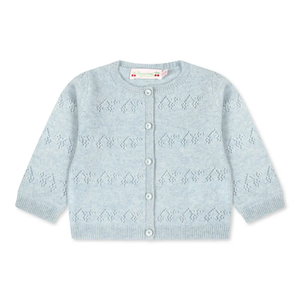 Кашемировый кардиган рыхлой вязки