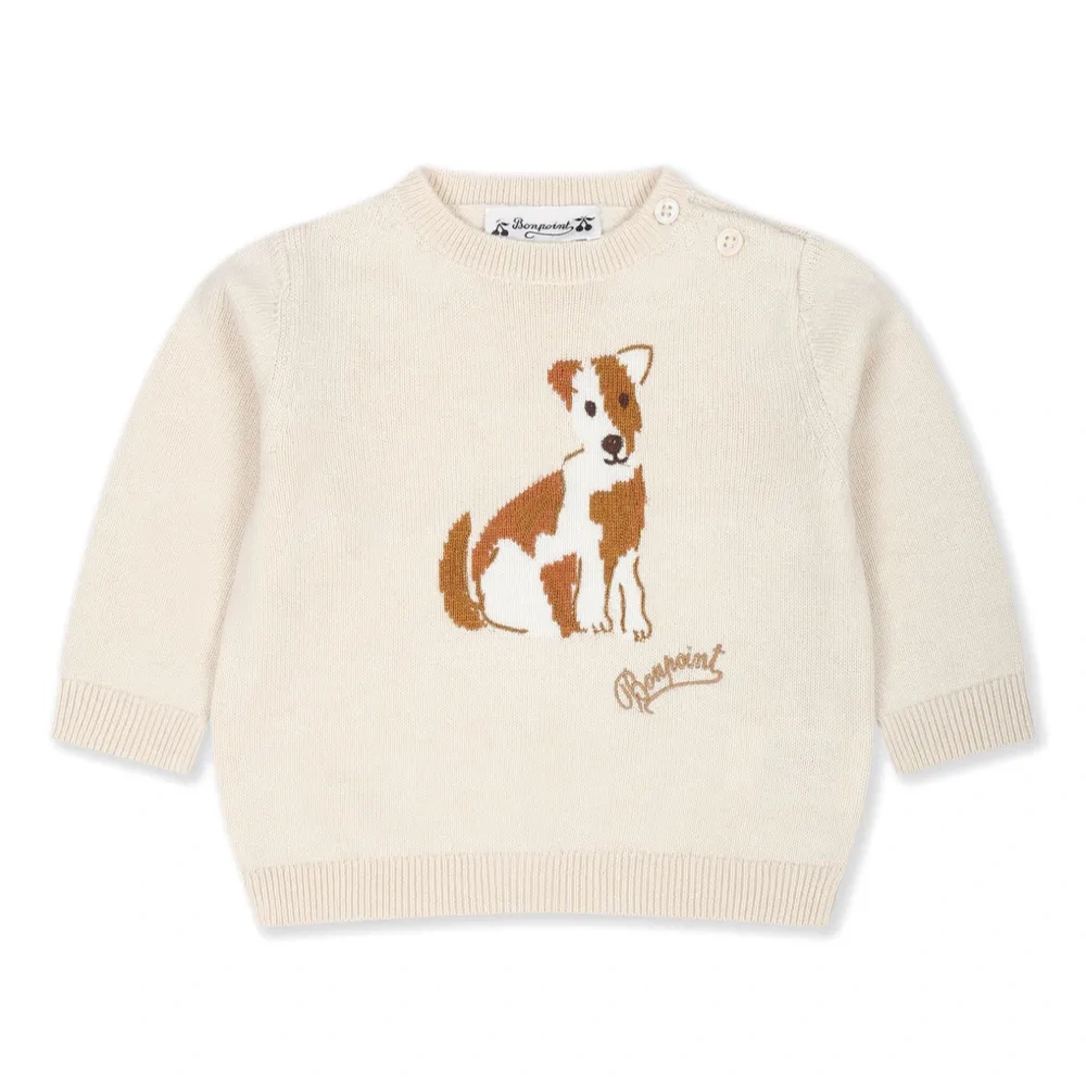 Джемпер с вышитым логотипом