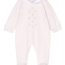 Пижама с цветочной вышивкой