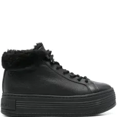 Кожаные кроссовки