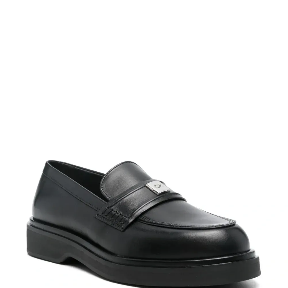 Кожаные лоферы