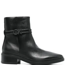 Кожаные ботинки