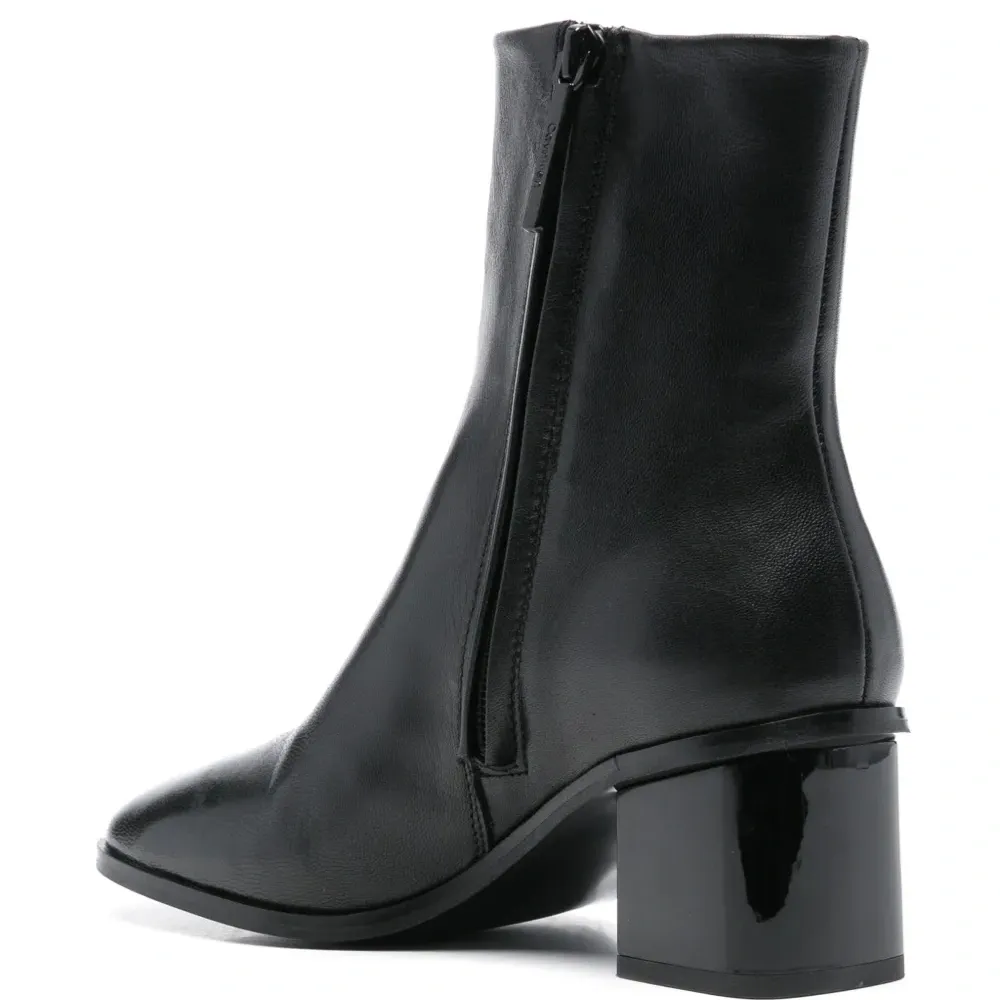 Ботильоны с квадратным носком