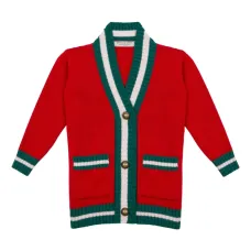 Кардиган с V-образным вырезом