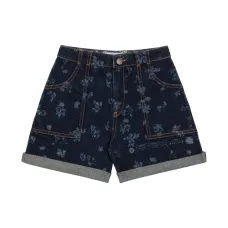 Шорты прямого кроя с цветочным принтом