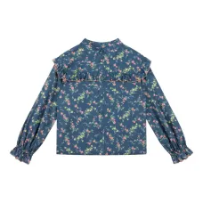 Рубашка с цветочным принтом