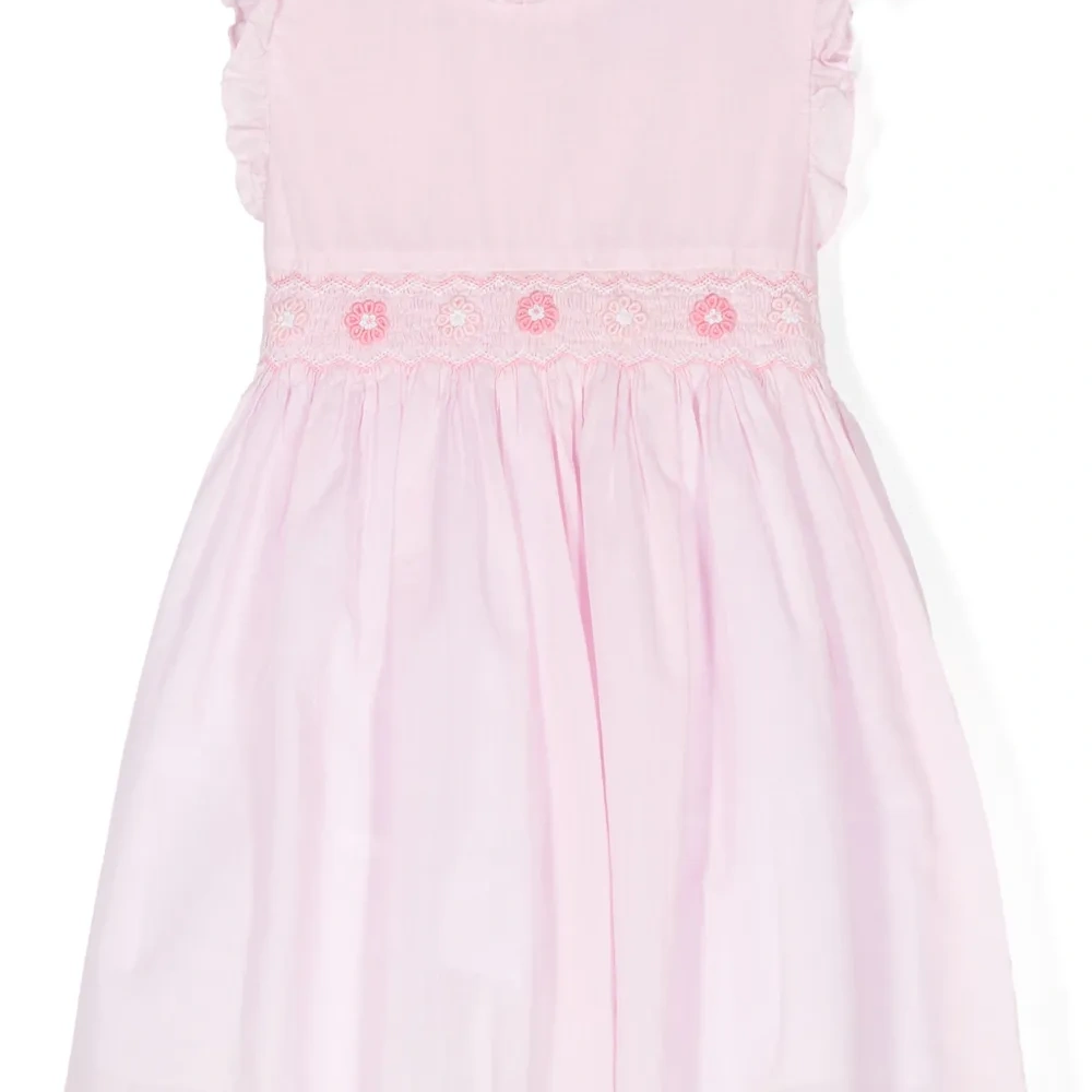 Платье с цветочной вышивкой