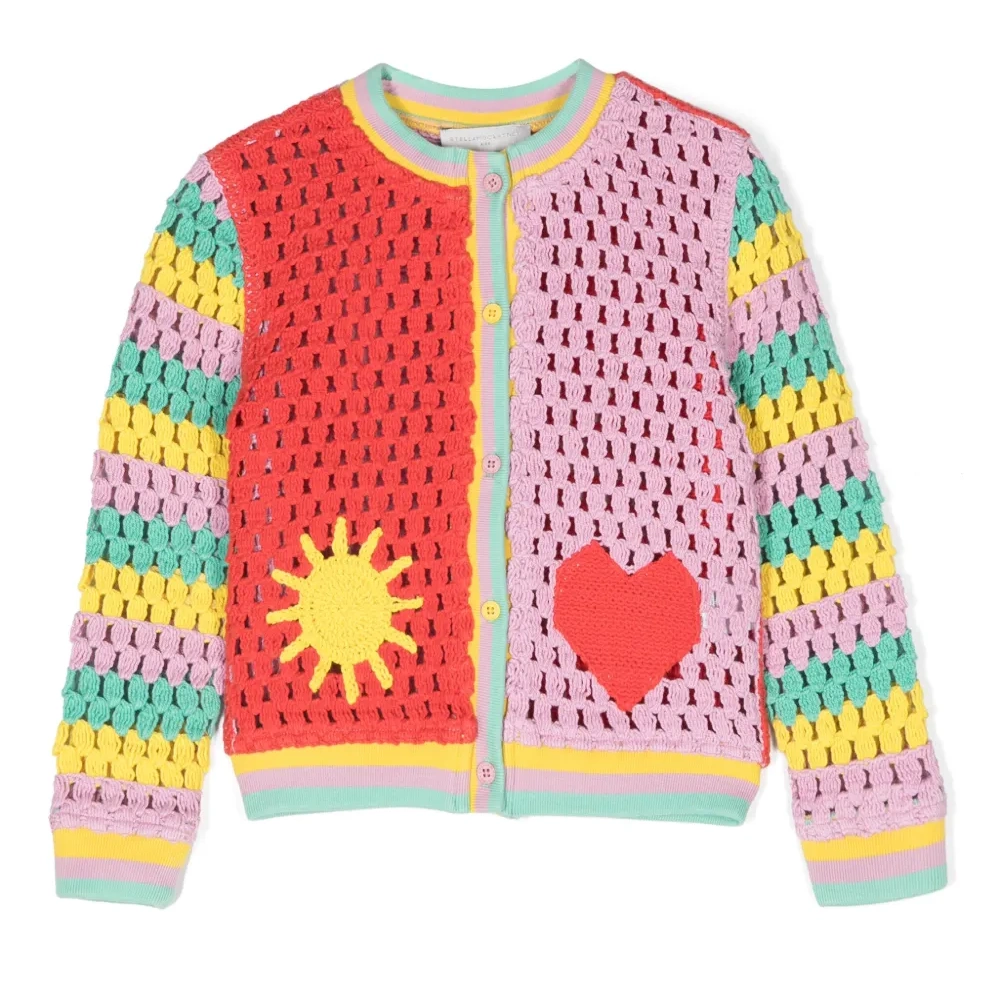 Кардиган в стиле колор-блок